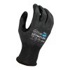 [04-550-2X] 18g Glove ExtraFlex® Cut Resistant Black Engineered Liner With Dark Gray HCT® Nano Foam Nitrile Palm Coating And Nitrile Reinforced Thumb Crotch, ANSI A5