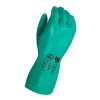 [05-003-M] 15 Mil Glove Green Nitrile, Unsupported, Flocked Lined