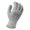 [06-008-XS] 13g Glove White Nylon Liner With Gray Foam Nitrile Palm Coating     