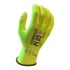 [14-001HV-S] Glove 15 Gauge, ExtraFlex Plus® Hi Vis Nylon Liner, Hi Vis HCT® Micro Foam Nitrile Palm Coating, Touch Screen