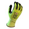 Glove 15 Gauge, ExtraFlex Plus® Hivis Engineered Liner With Black HCT® Micro Foam Nitrile Palm Coating, Touch Screen, ANSI 5