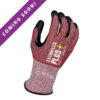 [14-620-M] Glove 15 Gauge, ExtraFlex Plus® Red Engineered Liner With Black PU Palm Coating, Thumb Croth Reinforcement, Touch Screen, ANSI 6