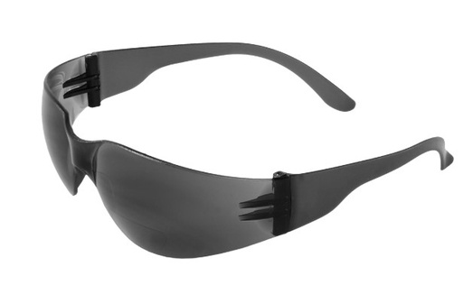 [BH13310] Torrent Readers - Reader Glasses, frosted black temple, smoke lens, 1.0 diopter.