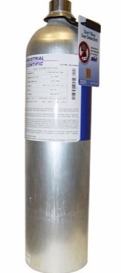 [CG-SO2wREADER] Cylinder, Calibration Gas, 10 ppm Sulfur Dioxide, W/Reader, Aluminum, 58L 18101220