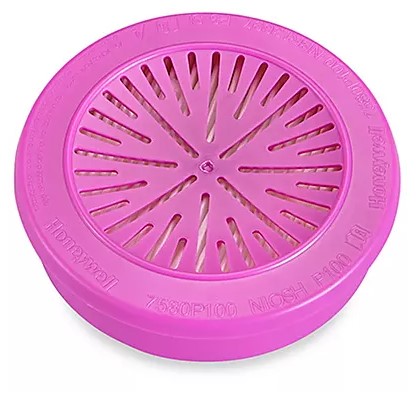 [7580P100] Honeywell North P100 Particulate Cartridge Filters for Air Purifying Respirators, 72/cs