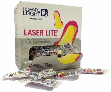 [LL-1] LASER LITE MULTI-COLOR FOAM EAR PLUG UNCORDED 200/bx  