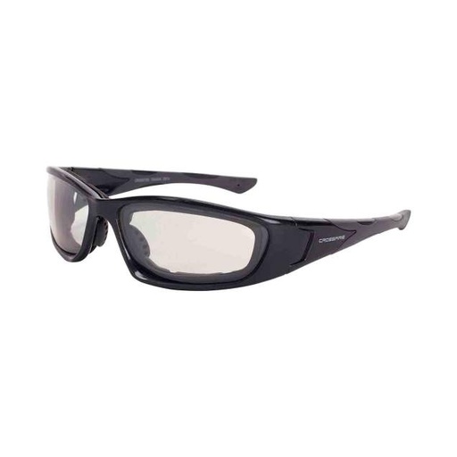[24615 AF] Glasses Full Frame Design for Maximum Protection • Dual Mold Rubber Temple Grips for Better Stability Shiny Pearl Gray Frame-Indoor/Outdoor AF Lens