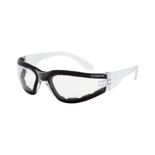 [554 AF] Glasses Frameless Lightweight Design • Wide Temples • EVA Foam Liner • Meets ANSI Z87.1+ • 99.9% UV Protection Clear Frame - Clear Anti-Fog Lens