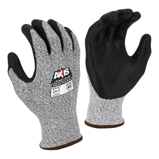 [RWG555XS] Glove ANSI Cut Level A4 • 13 Gauge HPPE Seamless Shell • Foam Nitrile Dipped Palm • EN388: 4 X 4 4 D Size XS