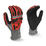 [RWG609XXL] Glove 13 Ga A5 HPPE/Stainless Steel • Sandy Foam Nitrile • EVA Padded Palm • TPR Back • Reinforced Thumb Crotch • EN388: 4 X 4 2 E Size XXL