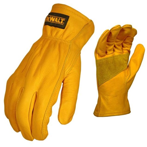 [DPG32M] Premium Grade Leather Driver Glove • Split Leather Palm Patch Size M