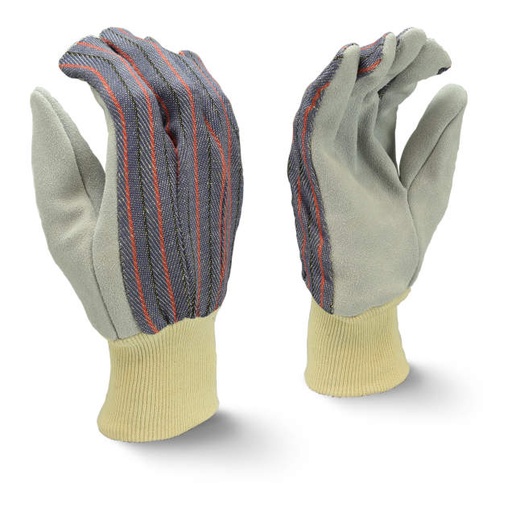 [RWG3010L] Glove Economy Shoulder Gray Split Cowhide • Clute Cut Size L
