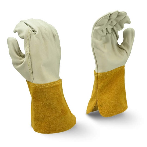 [RWG6310M] Glove Mig-Tig Select Grain Cowhide • 4" Russett Regular Split Shoulder Cuff Size M