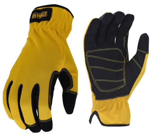[DPG222L] Glove Hi-Dex Nubuck Palm • Reinforced Fingers and Palm • RapidFit Slip-On Cuff Size L