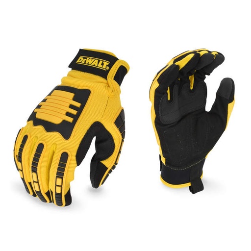 [DPG781L] Performance Mechanic Glove • Anti-Slip PVC Palm • TPR Back Of Hand • Hook & Loop Closure Size L