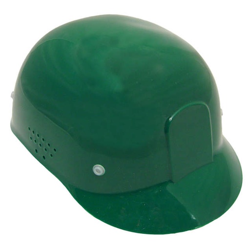 [302-GREEN] 4-Point Molded Suspension • Easy Size Adjustments • Perforated Sides • Headband Sizes 6 5/8" - 7 5/8" Bump Cap - Green