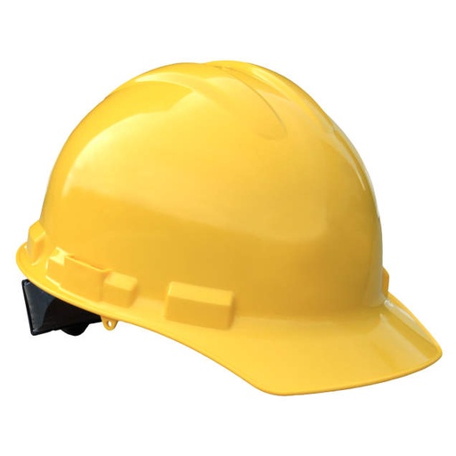 [GHP4-YELLOW] Hard Hat 4 Point Pinlock Cap Style 4 Pt Pinlock - Yellow