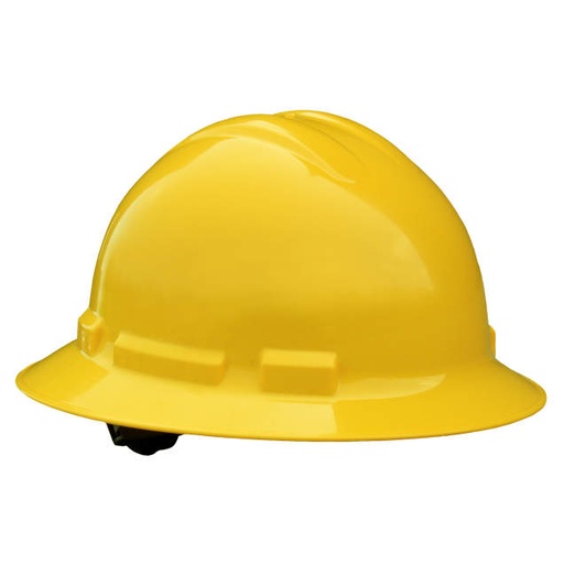 [QHR6-YELLOW] Hard Hat 6 Point Ratchet Full Brim 6 Pt Ratchet - Yellow