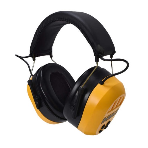 [DPG17] NRR 25 • Bluetooth Wireless® • High Fidelity Speakers • Rechargeable Lithium Ion Battery • Micro-USB Connector Cable Included • Integrated Mic Bluetooth Hearing Protector