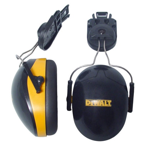 [DPG66-D] NRR 26 • Universal Design • Adjustable Padded Earcups • Fits Most Slotted Hard Hats Cap Mount Earmuff