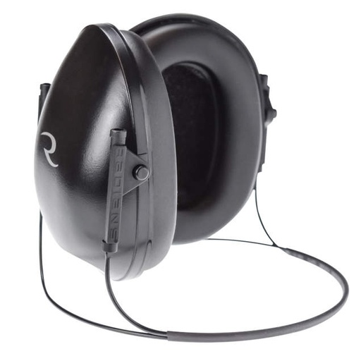 [LS0101CS] NRR 19 • Low Profile Earcups • Soft Foam Padded Earcups • Behind the Head Wire Band for Use with Headwear Lowset BTH™ Earmuff - Black