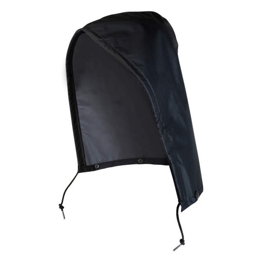 [UN475-60-BLK-U] Detachable Hood with Drawstring Black - Size Universal