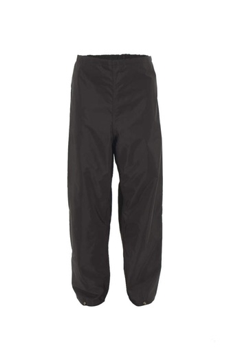 [UN523-16-1-BLK-2X] Pants Black Nylon Taffeta Lining Throughout • Elastic Waist Across Back • Plain Front • 2 Side Openings with Black Metal Snaps Black - Size 2X