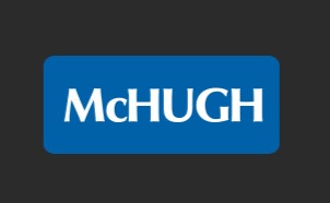 [475358-MCHUGH] Hard hat, Cap style, FrsTrac Suspension, V-Gard w/ McHugh logo - BL#5874-1 on front