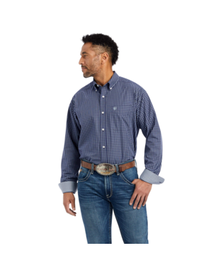 [10042322-2XL] MNS WF IMMANUEL CLASSIC FIT LONG SLEEVE SHIRT MIDNIGHT 