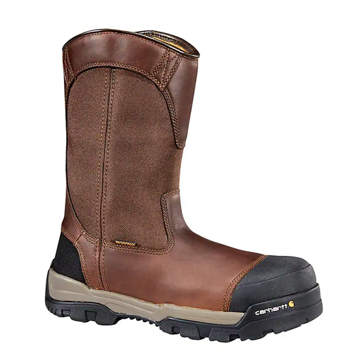 [CME1355-10.5W] Carhartt -Ground Force 10" PullOn Composite Toe - Peanut Oil Tan Leather-10.5W