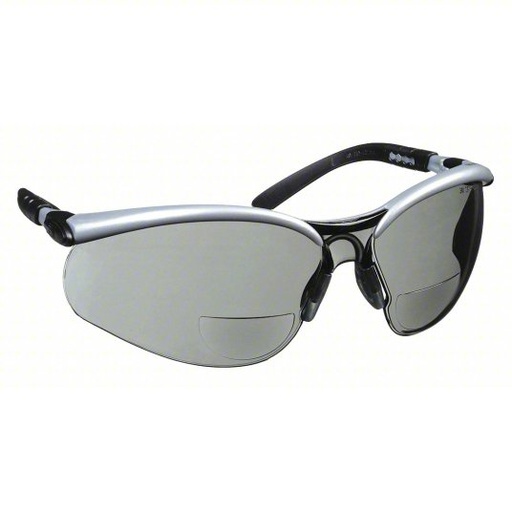 [7000127494] 11379-00000-20 - 3M™ BX™ Reader Protective Eyewear 11379-00000-20, Grey Lens, Silver
Frame, +2.5 Diopter, 20 ea/Case