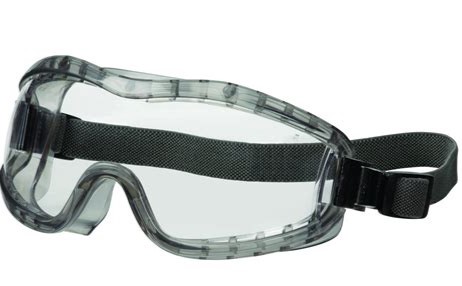 [2320AF] 23 Series Goggles w/ Elastic Strap, Clear UV-AF Chemical