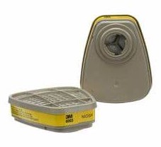 [7000051849] 6003 - 3M™ Organic Vapor/Acid Gas Cartridge 6003/07047(AAD), 60 EA/Case