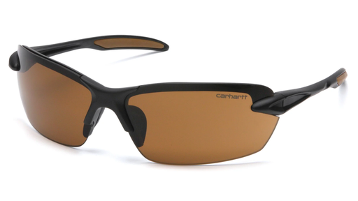 [CHB319] Carhartt Spokane Glasses - Sandstone Bronze Polarized lenses with Black frame, includes bag