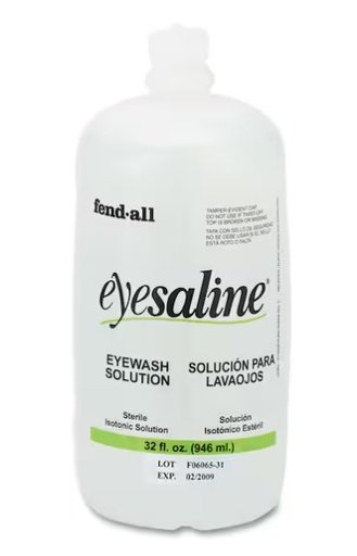 [32-000455-0000-H5] Eyewash, Sterile 32oz bottles 12/cs