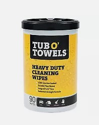 [296-TW90] Wipes, Tub O Towels Heavy Duty Multi Purpose Towel, Orange, 90 count