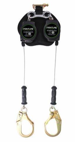 [RPG082RLE] Leading Edge Cable Twin Leg 8' SRL with Steel Rebar Hook Ends