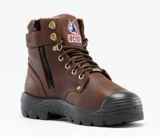 [862902M-9.5] Steel Blue Men's Argyle Zip Bump Cap Met-Guard EH Steel Toe Boots