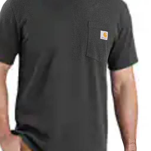 [106020-CRH2XL] Shirt, 106020 M RlxdFt SS TShrt. Carbon Heather, Non FR No Pocket