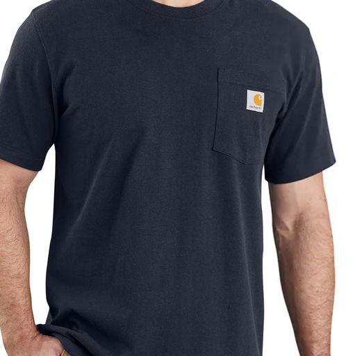 [106020-I262XL] Shirt, 106020 M RlxdFt SS TShrt. Navy, Non FR No Pocket 