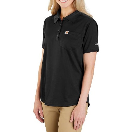 Polo, Women's Force Relaxed Fit Lightweight Short-Sleeve Pocket Polo - Variants