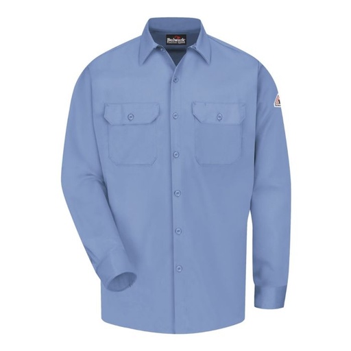 Bulwark Men's FR Button-Front Work Shirt