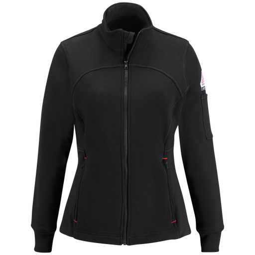 Jacket, FR, Womens, fleece Black 