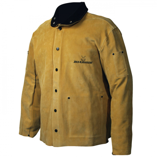 COAT, 30", WELDERS, GOLD BOARHIDE.