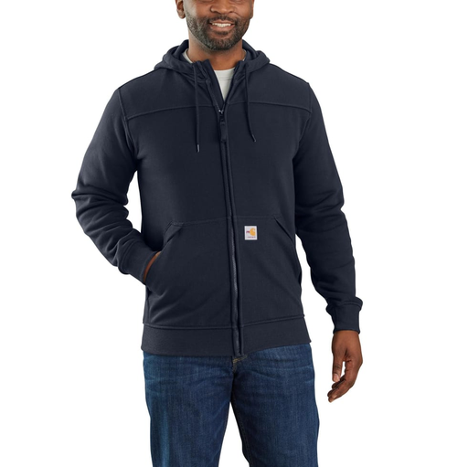 Carhartt Men's FR Rain Defender Relaxed Fit Fleece Jacket- Navy