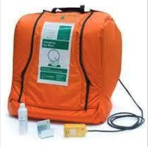 [G1540HTR] AquaGuard Gravity-Flow Portable Eyewash, 16 Gallon, with Heated Orange Insulation Jacket