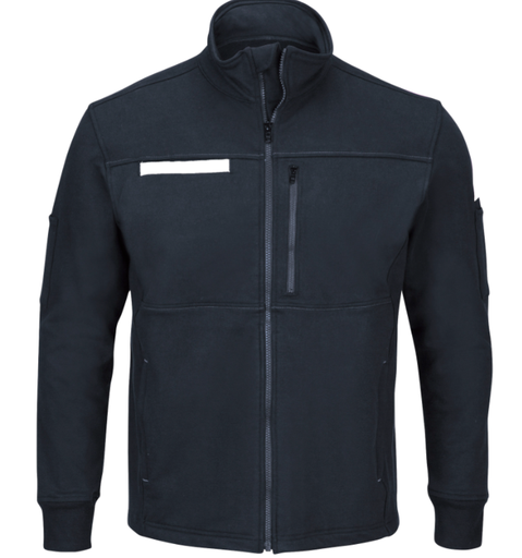 BULWARK Men FR Full Zip Fleece, ATPV, CAT, 2112 compliant Black