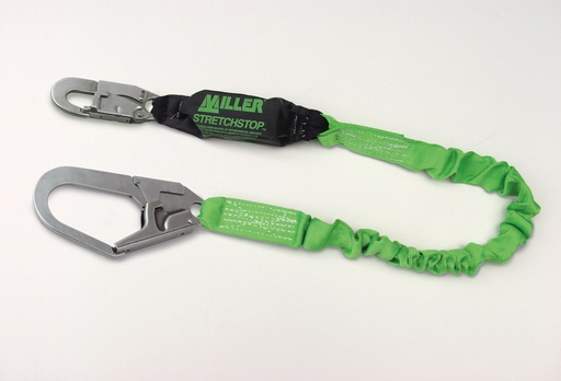 [493-913RSS-Z7/6FTGN] Honeywell Miller 913RSS-Z7/6FTGN Stretchstop 6' Webbing Lanyard