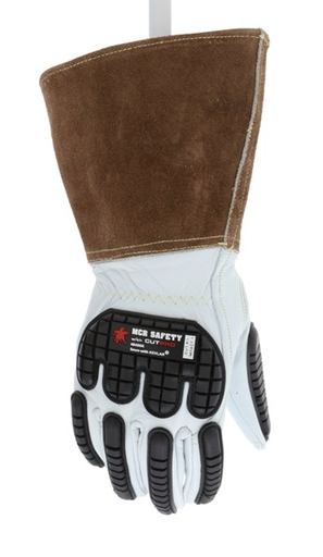 Glove, Grain Goatskin Kevlar® Lined Mig Tig Welding Glove Lined w/ TPR ANSI/ISEA 105:2024 Standard, Cut A5, 72/cs