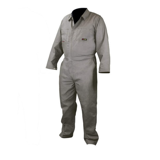 Coverall, FR, Cotton,  NFPA 70E, CAT 2, NFPA 2112, TALL.